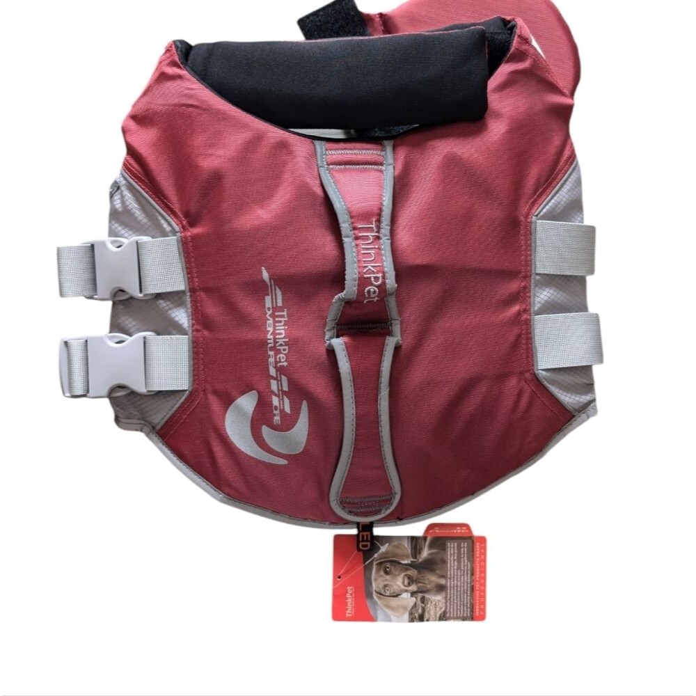Large Dog Life Jacket Red‎